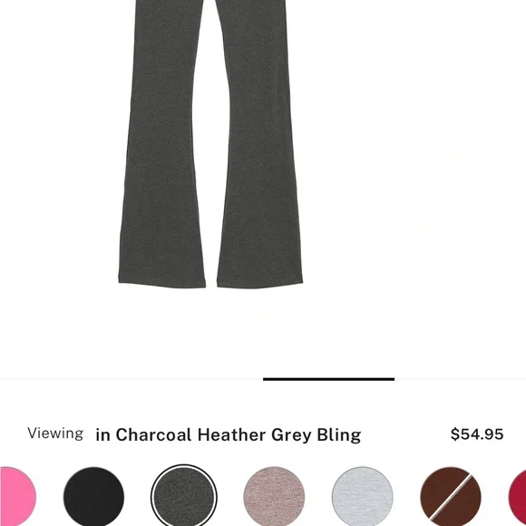 Charcoal Heather Grey Women's Pants - Picture 3 of 3